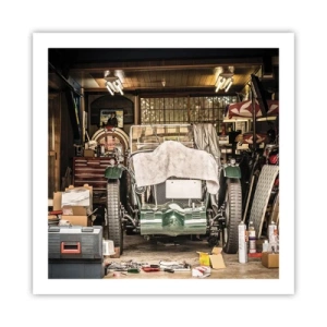 Affisch - Tillbaka till det förflutna - 60x60 cm