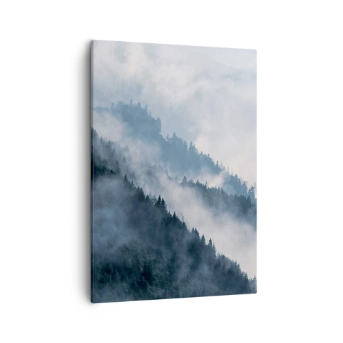 Canvastavla - Bild på duk - Fjällens mystik - 50x70 cm
