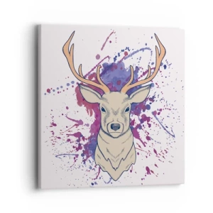 Canvastavla - Bild på duk - Mod och balans - 40x40 cm