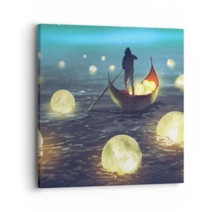 Canvastavla - Bild på duk - Saker som filosoferna inte drömt om - 40x40 cm