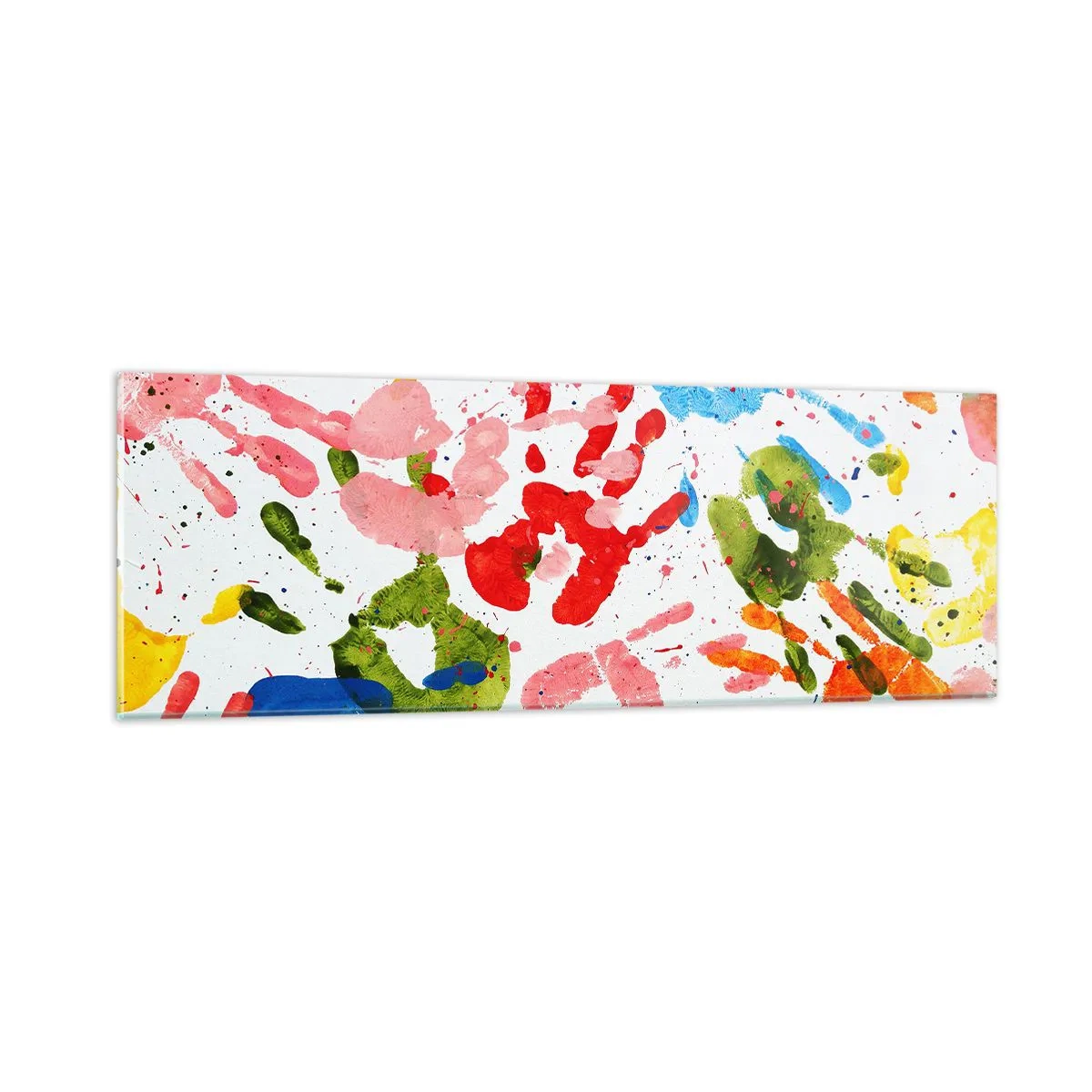 Glastavla - Bild på glas - Följs spåren - 90x30 cm