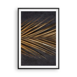 Affisch i svart ram - Tropikens guld - 61x91 cm