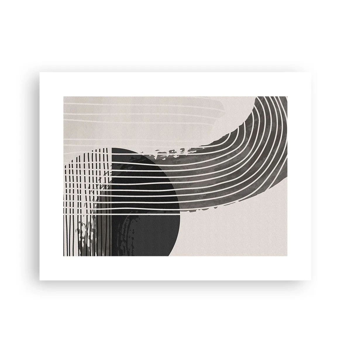 Affisch - Dit och tillbaka - 40x30 cm