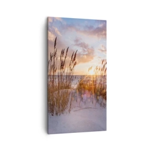 Canvastavla - Bild på duk - Farväl till solen och vinden - 45x80 cm