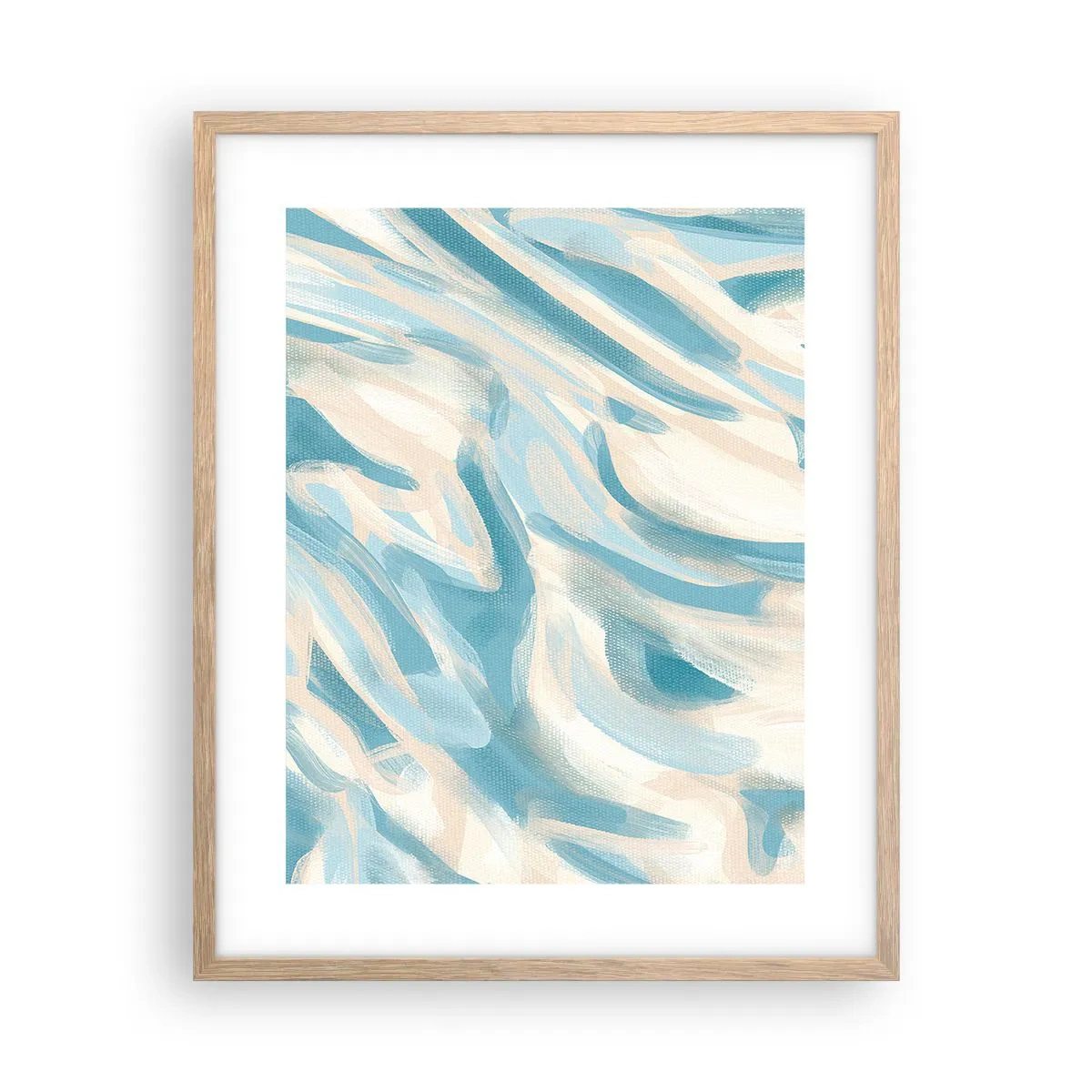 Affisch i ram av ljusek - Vårvindar - 40x50 cm