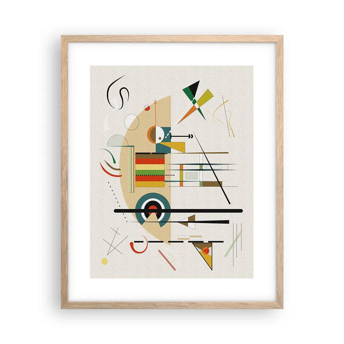 Affisch i ram av ljusek - Så världen skrattar - 40x50 cm