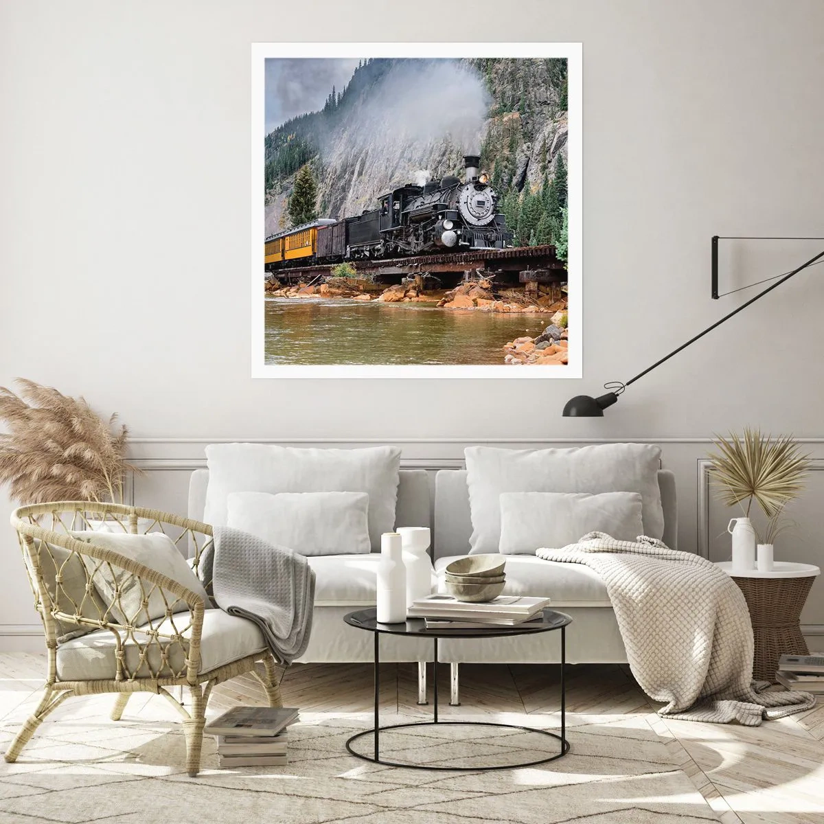 Affisch - Vart ska du? Vart? - 60x60 cm