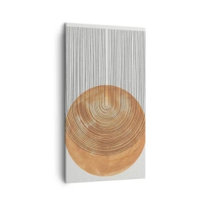 Canvastavla - Bild på duk - En solig komposition - 45x80 cm