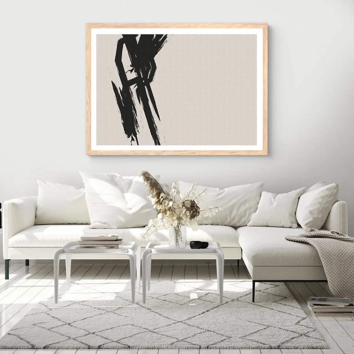 Affisch i ram av ljusek - En ostoppbar rörelse - 91x61 cm