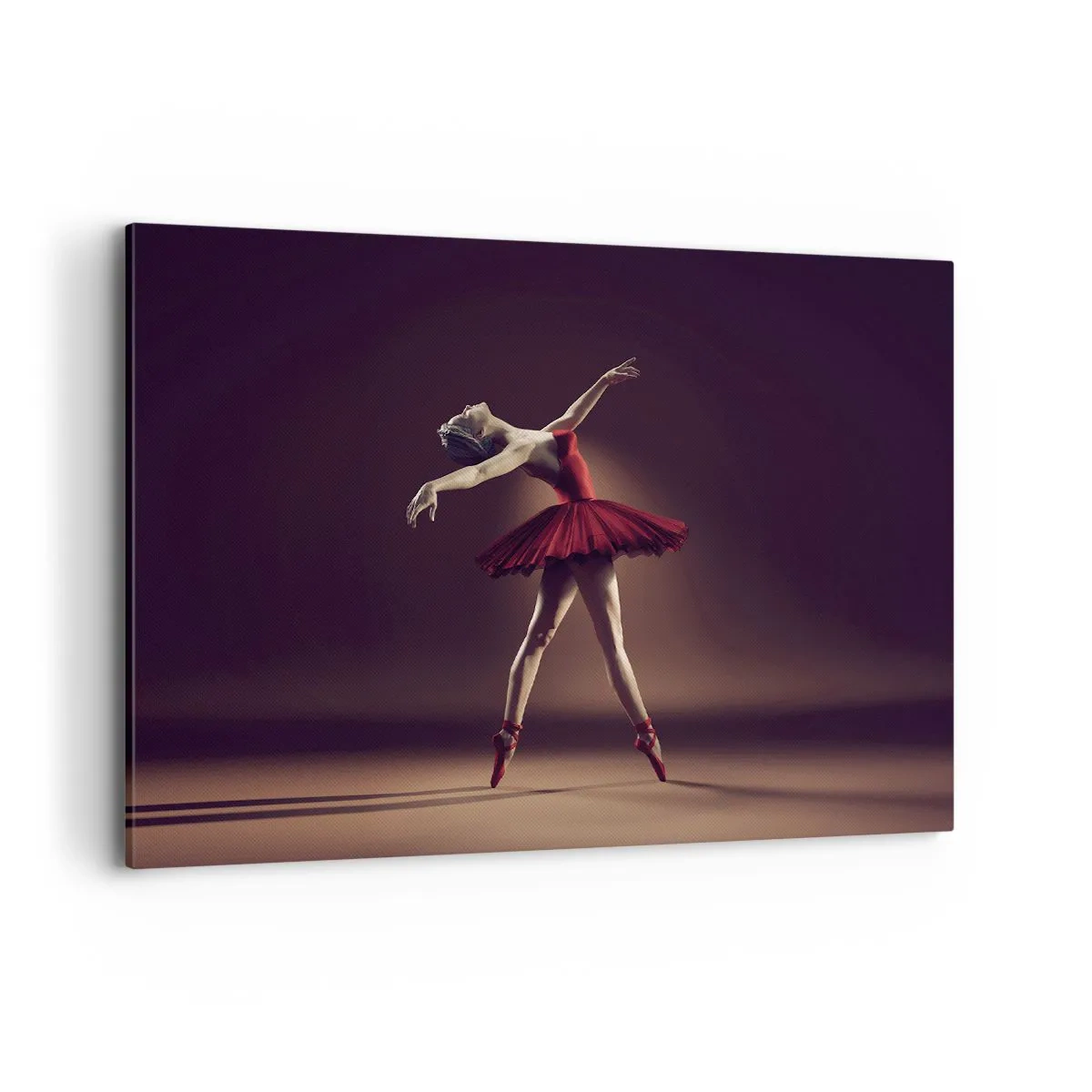 Canvastavla - Bild på duk - Prima ballerina - 100x70 cm