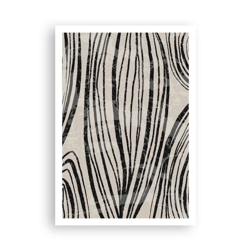 Affisch - Stänk av linjer - 70x100 cm