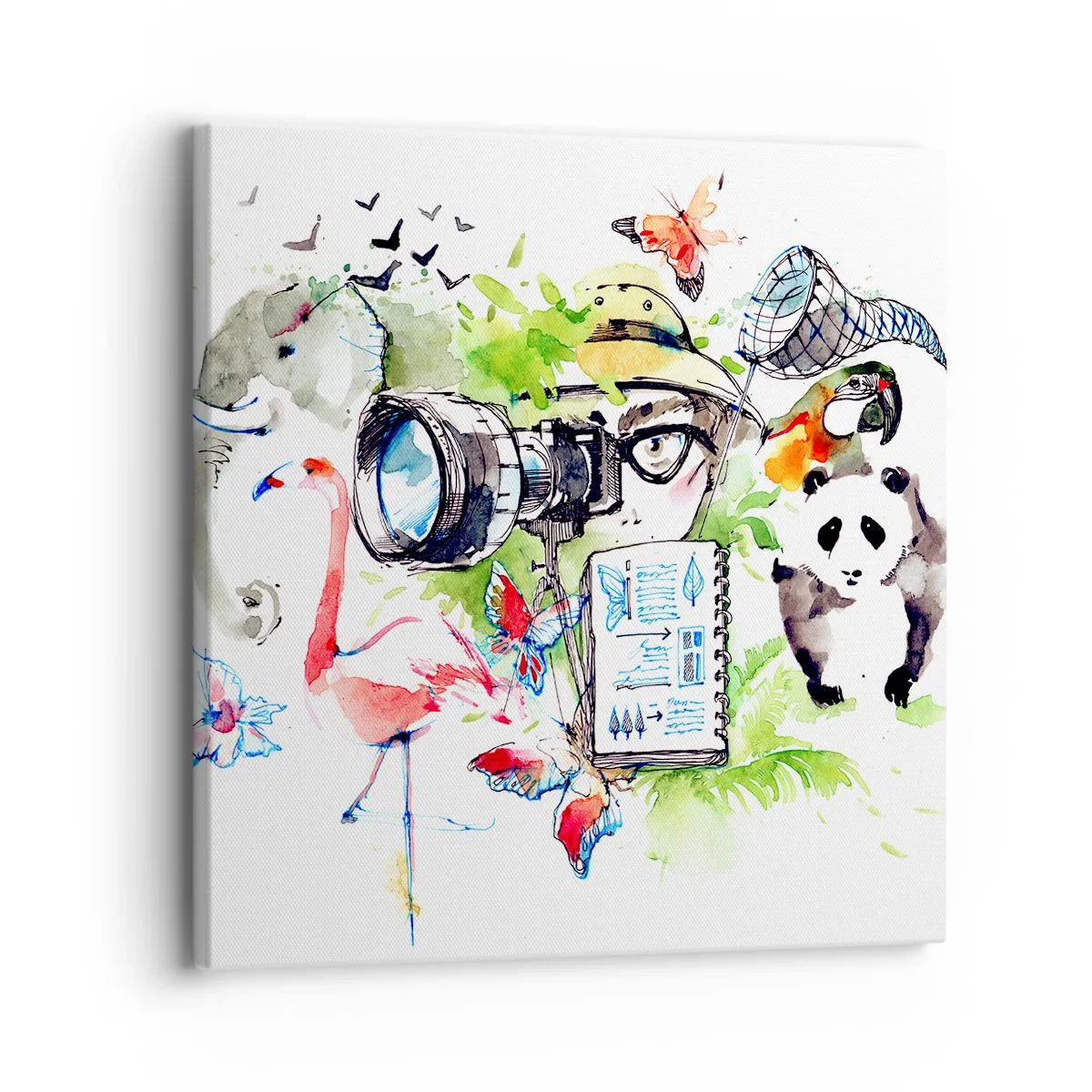 Canvastavla - Bild på duk - I resenärens objektiv - 30x30 cm