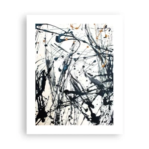 Affisch - Expressionistisk abstraktion - 40x50 cm