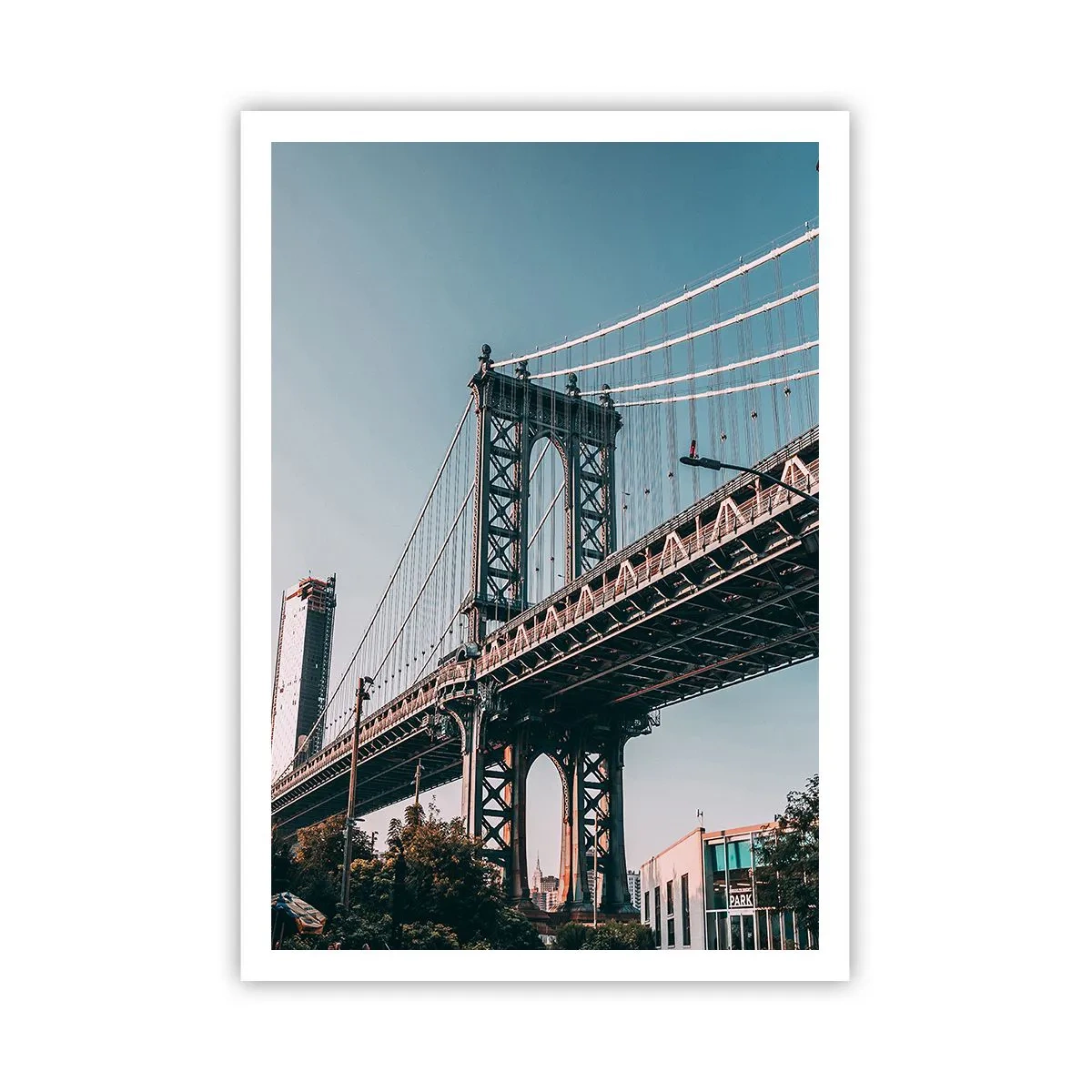 Affisch - Över stadens vågor - 70x100 cm