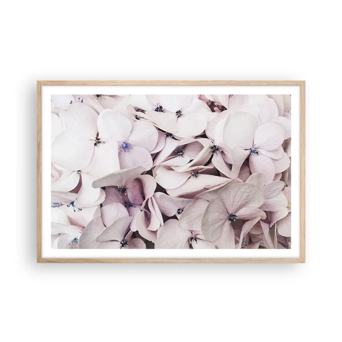 Affisch i ram av ljusek - I en flod av blommor - 91x61 cm