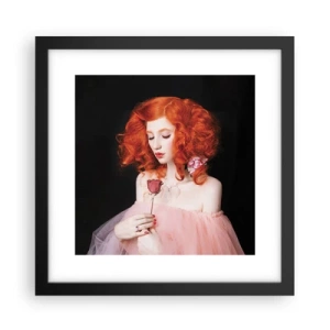 Affisch i svart ram - I Barockstil - 30x30 cm