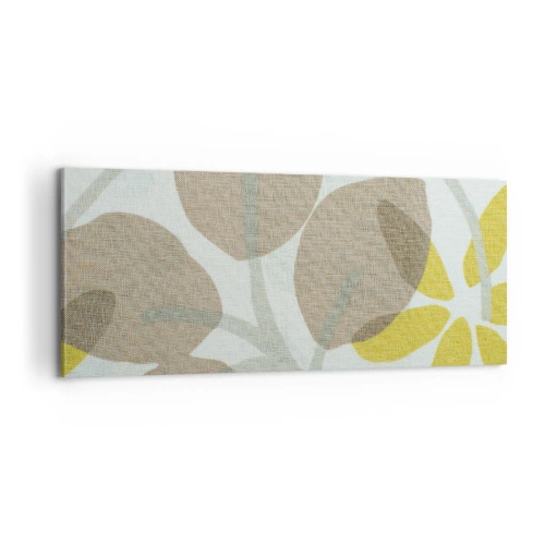 Canvastavla - Bild på duk - Komposition i solskenet - 100x40 cm