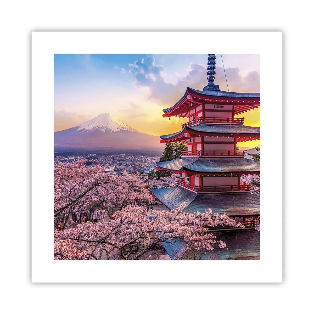 Affisch - Essens av den japanska andan - 40x40 cm