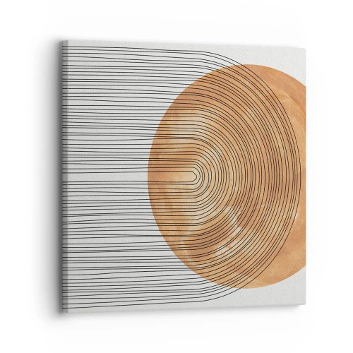 Canvastavla - Bild på duk - En solig komposition - 30x30 cm