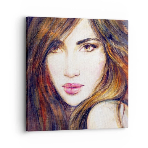 Canvastavla - Bild på duk - Ett öre för dina tankar - 30x30 cm