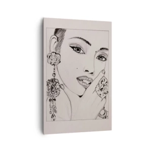 Canvastavla - Bild på duk - Den vackraste juvelen - 80x120 cm