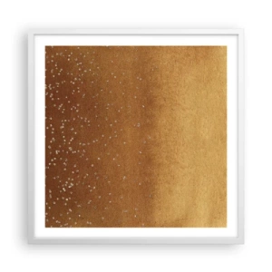 Affisch i vit ram - Ljusets födsel - 60x60 cm
