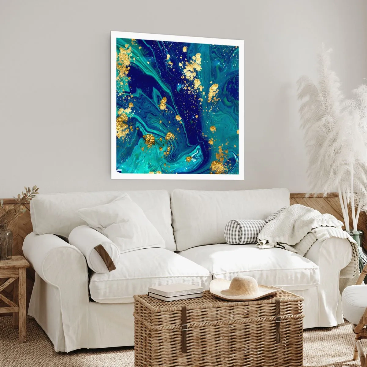 Affisch - Solflingor  - 60x60 cm