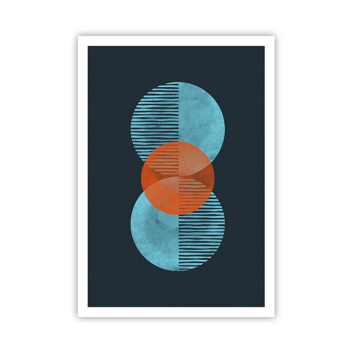 Affisch - Symmetrisk komposition - 70x100 cm