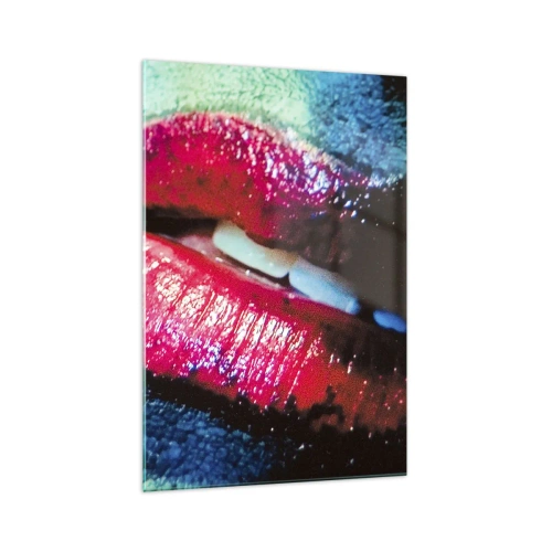 Glastavla - Bild på glas - Sensuella och oroväckande - 70x100 cm