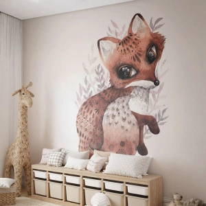 Självhäftande Fototapet Deluxe Sticker - Bara älska - För barn, Räv, Saga - 100x70 cm