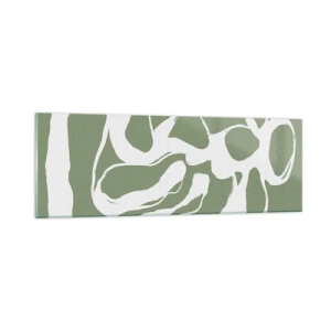 Glastavla - Bild på glas - Rymdens kallelse - 90x30 cm