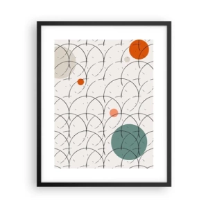 Affisch i svart ram - I popkonstens anda - 40x50 cm