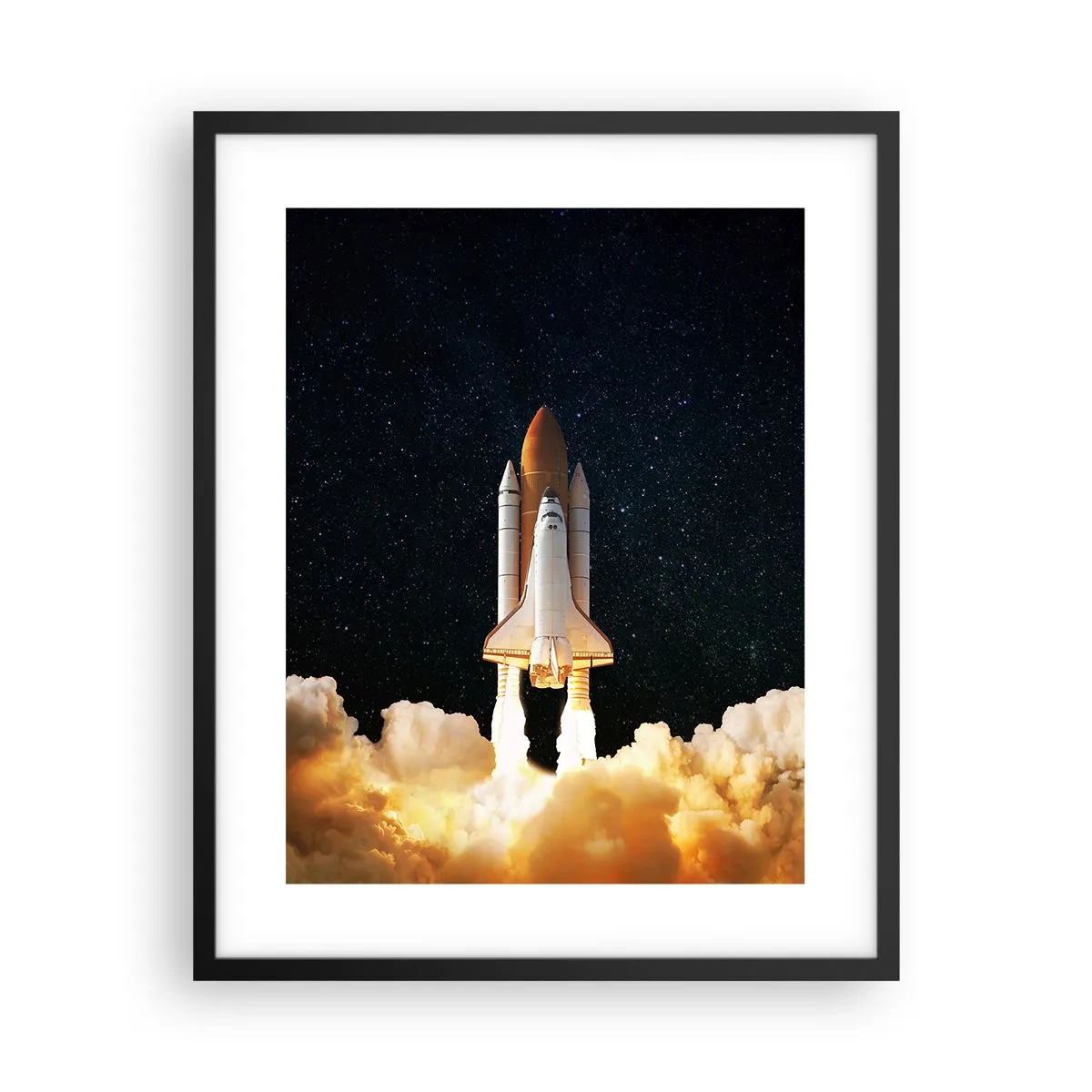 Affisch i svart ram - Ad astra! - 40x50 cm