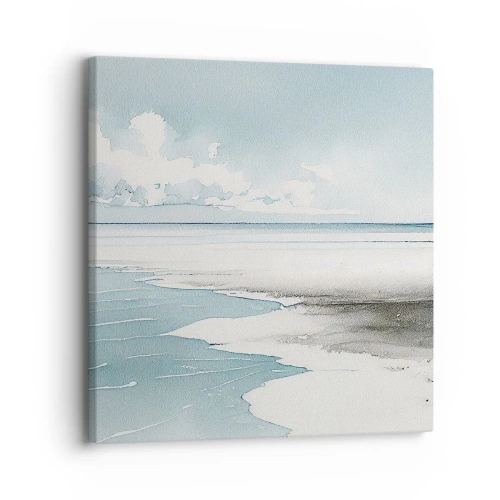 Canvastavla - Bild på duk - Milt tidvatten - 30x30 cm