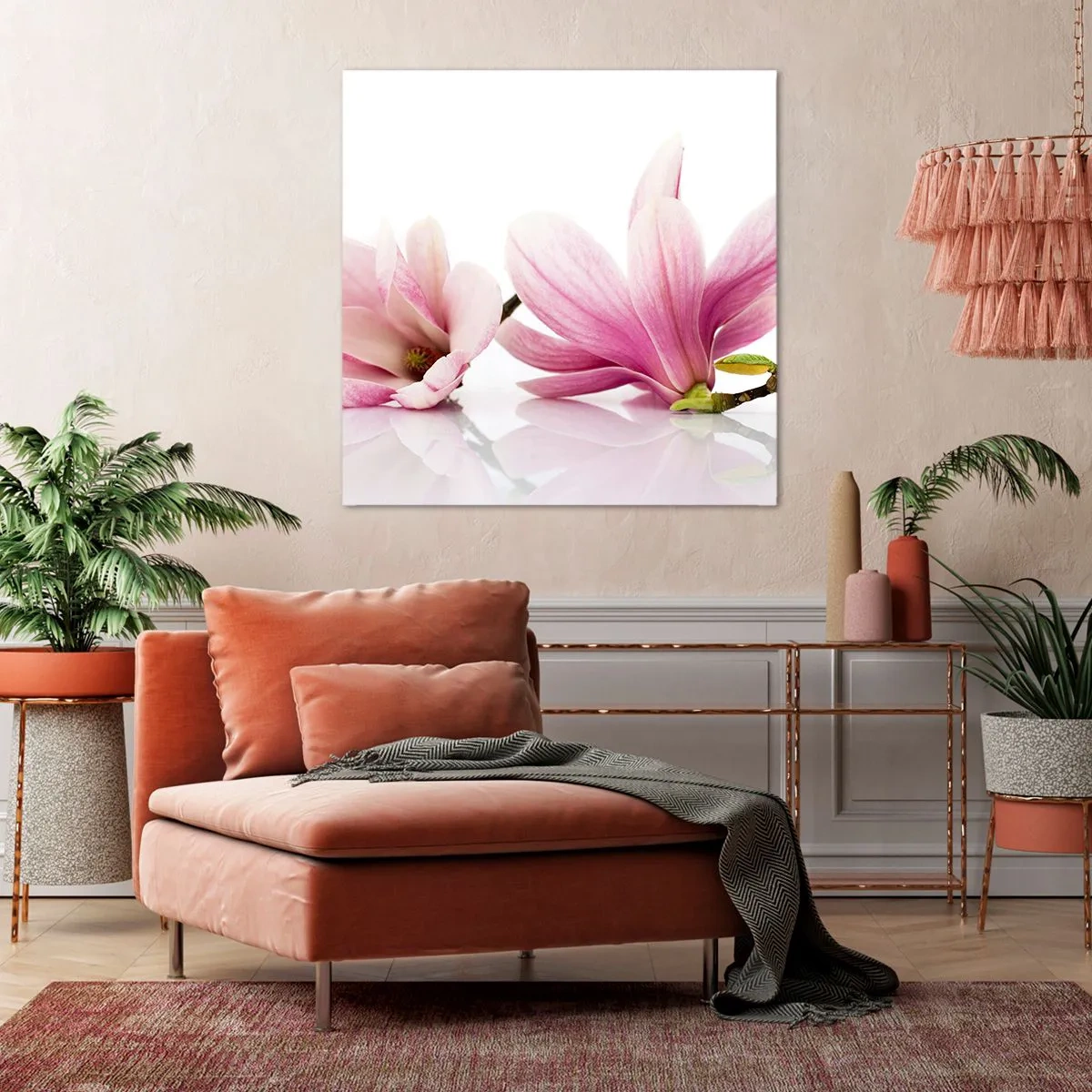 Canvastavla - Bild på duk - Lätta som vårkänslan - 70x70 cm