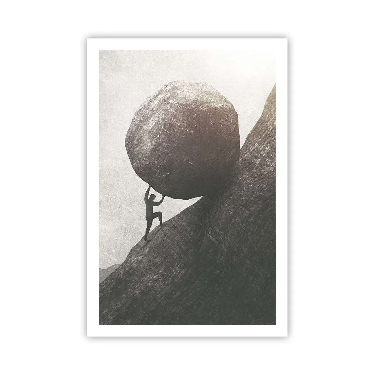 Affisch - Jag tror i strid mot hoppet - 61x91 cm