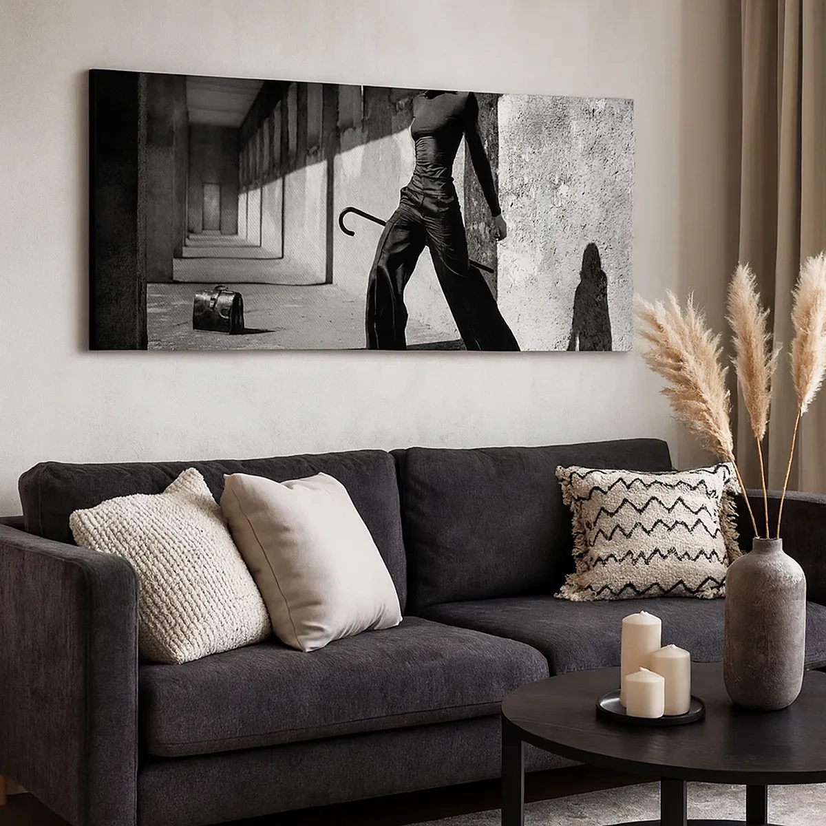 Canvastavla - Bild på duk -  Stadselegans - 30x30 cm