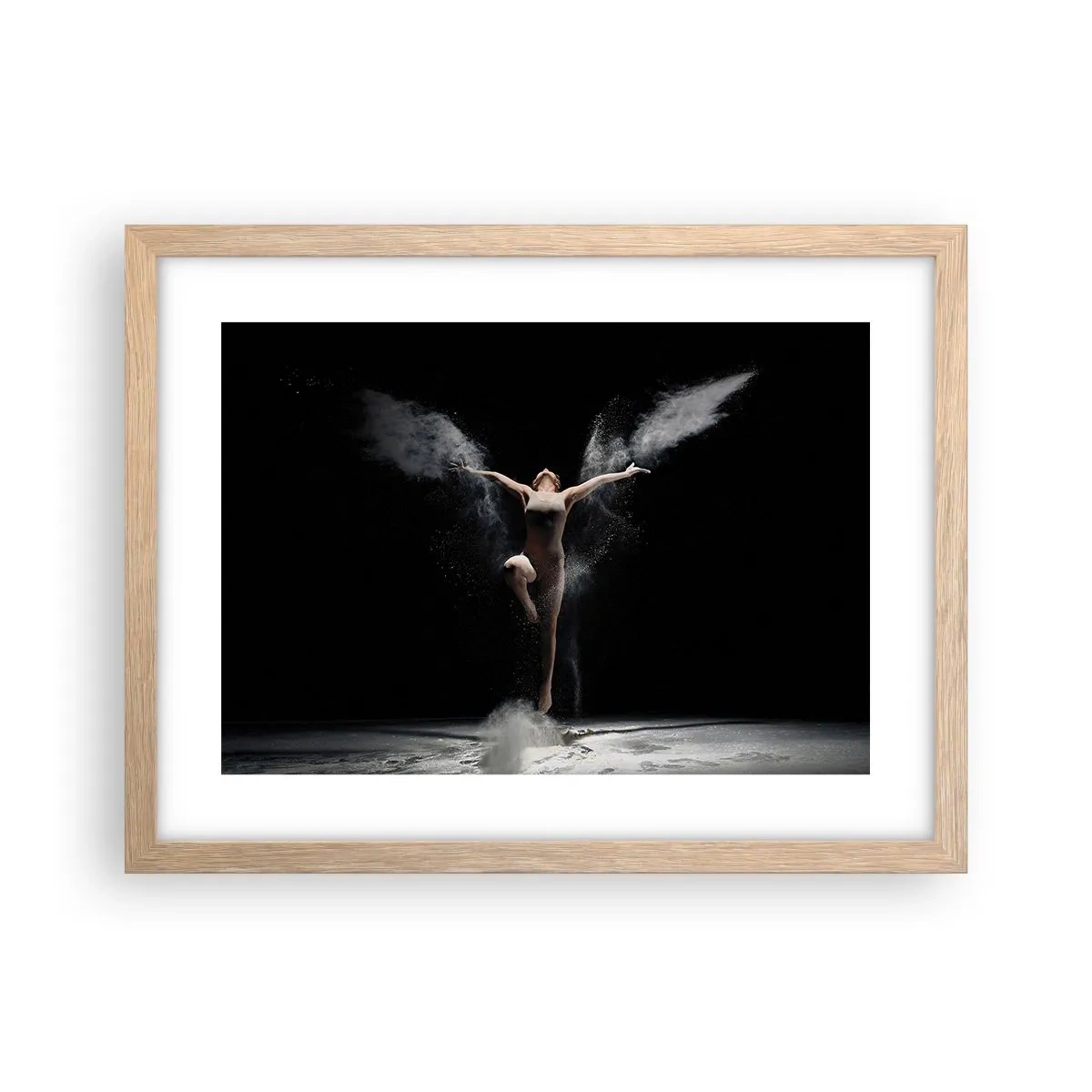 Affisch i ram av ljusek - Alverna finns - 40x30 cm