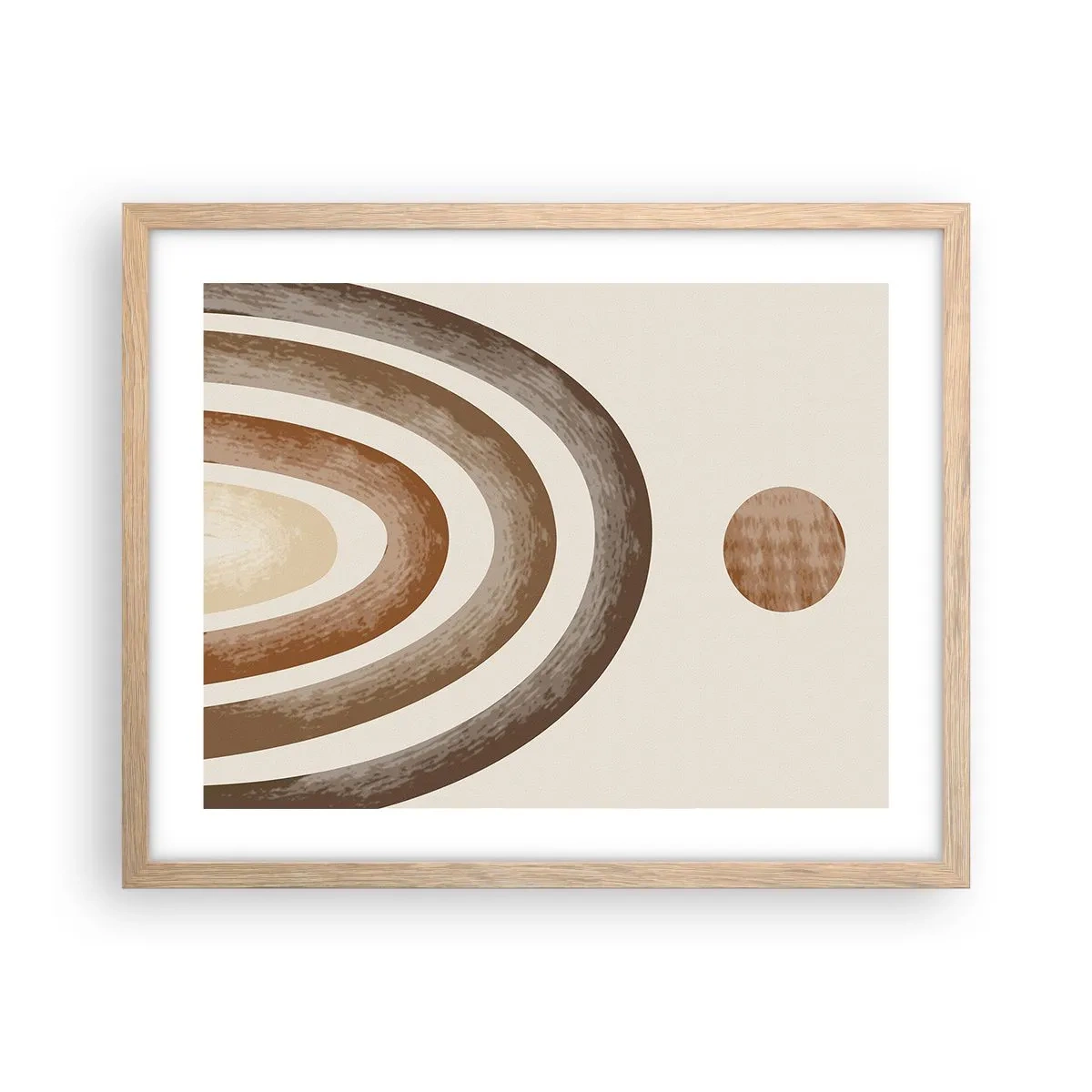 Affisch i ram av ljusek - I den avlägsna galaxen - 50x40 cm