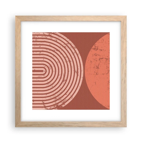 Affisch i ram av ljusek - Nära relation - 30x30 cm