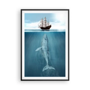 Affisch i svart ram - Bättre att inte veta - 61x91 cm