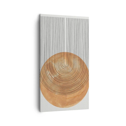 Canvastavla - Bild på duk - En solig komposition - 45x80 cm