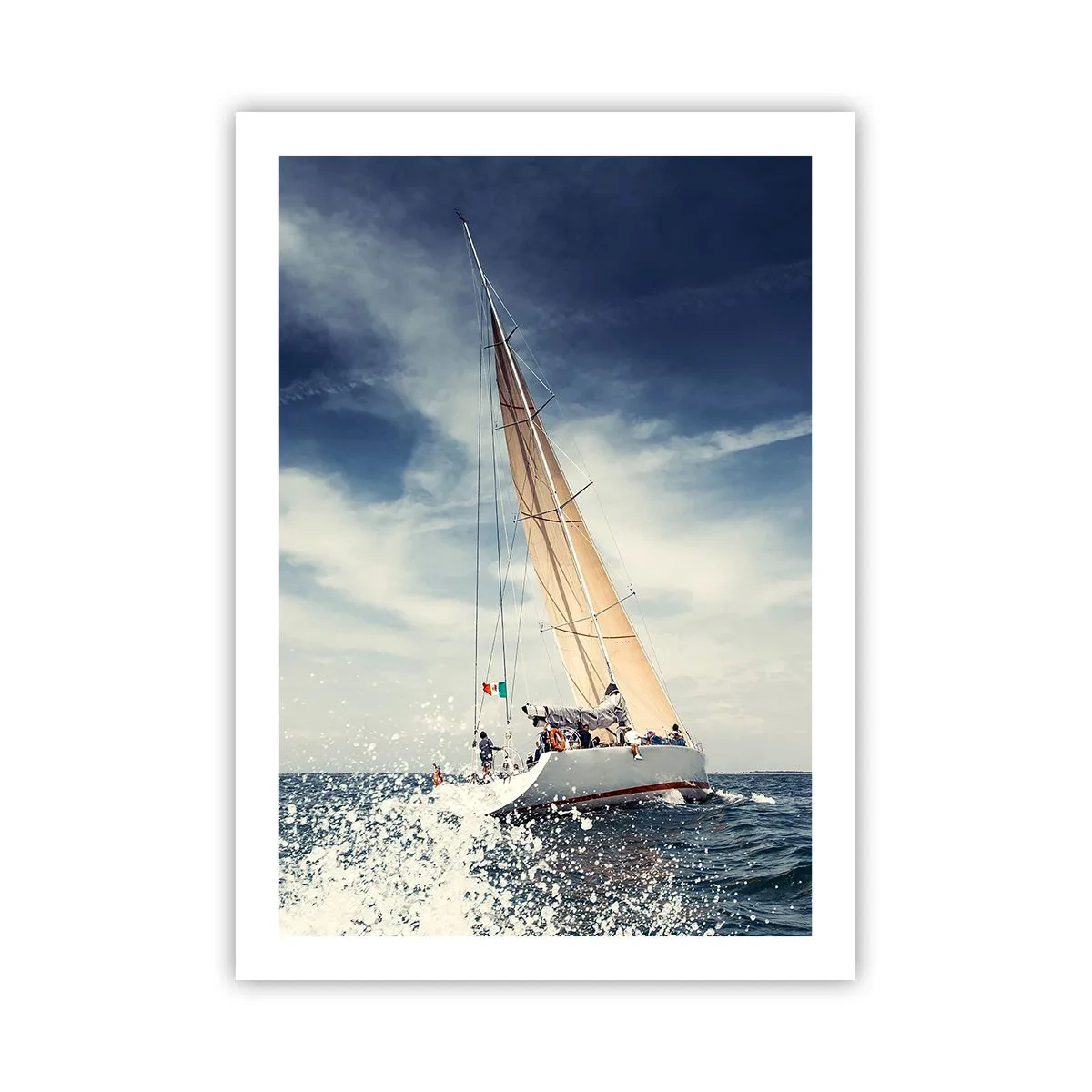 Affisch - De hinner inte ikapp oss! - 50x70 cm