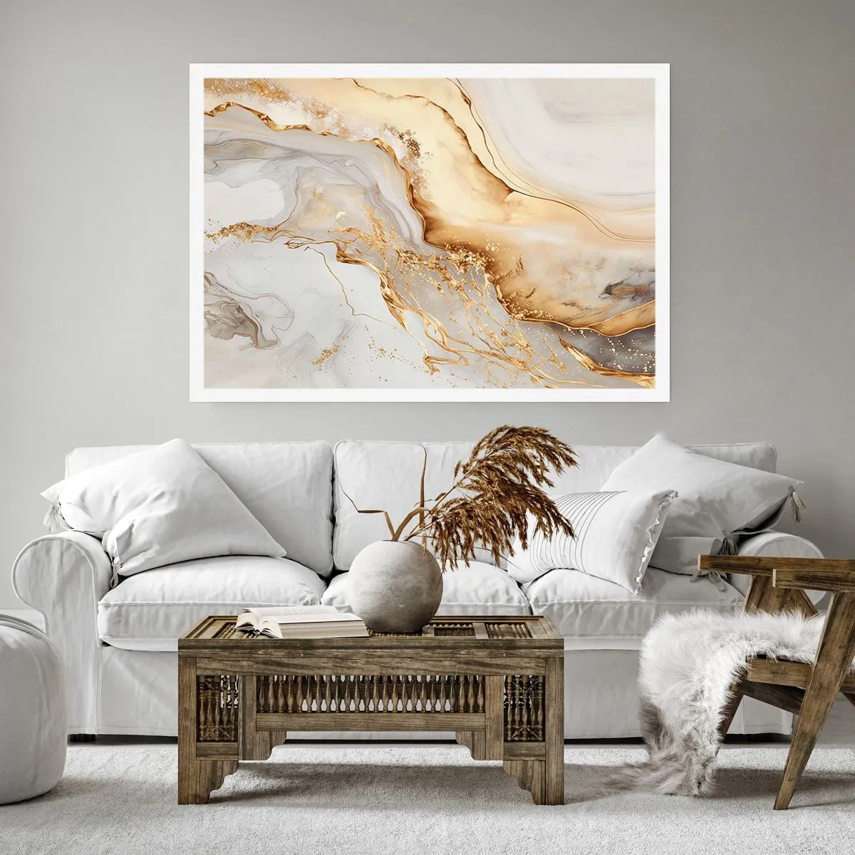 Affisch - Abstraktion: skönhet och godhet - 91x61 cm