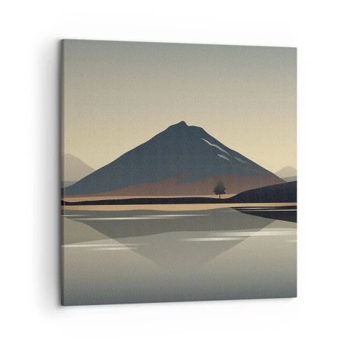 Canvastavla - Bild på duk - Spegelbild - 50x50 cm