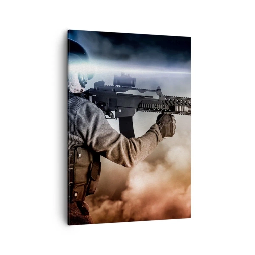 Canvastavla - Bild på duk - Helt enkelt en hjälte - 50x70 cm