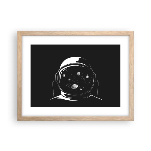 Affisch i ram av ljusek - Fin utsikt - 40x30 cm