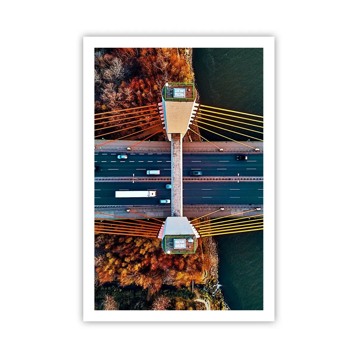 Affisch - Bortom vatten, bortom skog - 61x91 cm