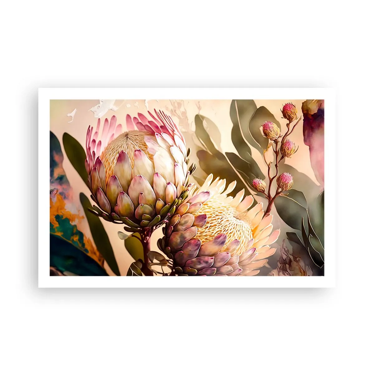 Affisch - Ömsint omfamnad - 91x61 cm