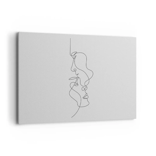 Canvastavla - Bild på duk - Sentimentala lustens glöd - 120x80 cm